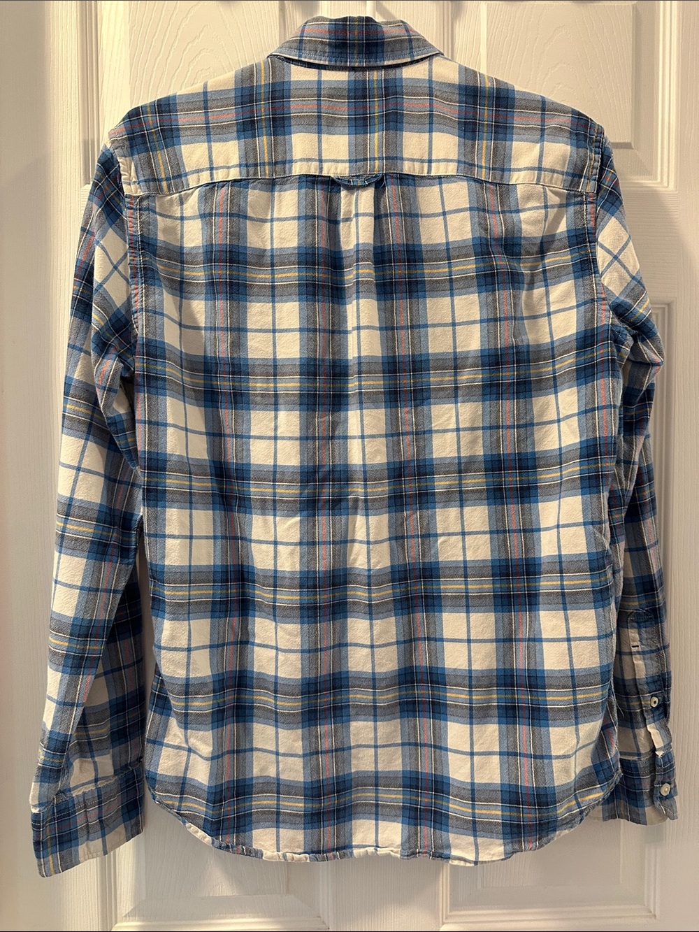 AMERICAN EAGLE Unisex Plaid Button-Down Shirt Sz S Seriously Soft Cotton Country - Picture 3 of 14